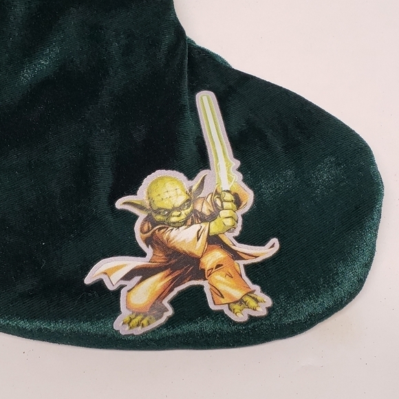 Star Wars Yoda Talking Christmas Holiday Stocking - Picture 6 of 8